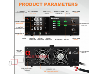 Лабораторный блок питания Amperin AI-MWS30010RS 300V, 10A