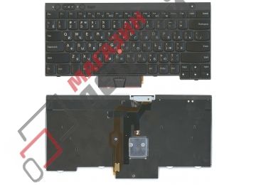 Клавиатура для ноутбука Lenovo ThinkPad T430 T430I T430S черная с подсветкой и трекпойнтом