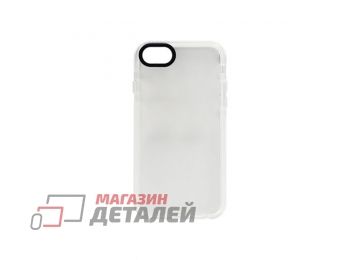 Чехол силиконовый с цветной рамкой для iPhone7G, 8G белый