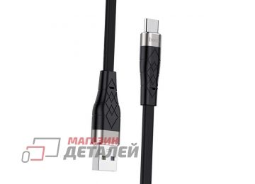 USB кабель HOCO X53 Angel Type-C, 3.0А, 1м, силикон (черный)