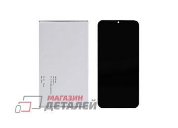 Дисплей (экран) в сборе с тачскрином для Samsung Galaxy A02s SM-A025F черный с рамкой (Premium SC LCD)
