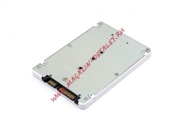 Бокс для SSD диска M2 с выходом SATA пластиковый, белый