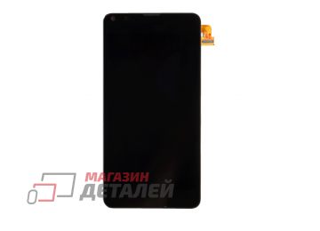 Дисплей (экран) в сборе с тачскрином для Microsoft Lumia 640 черный AAA