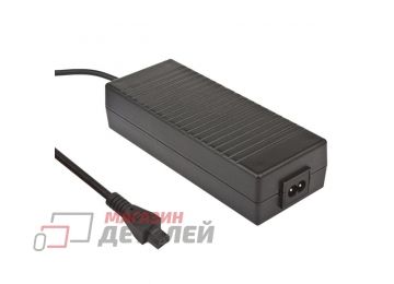 Блок питания (сетевой адаптер) для ноутбуков Toshiba 15V 8A 120W трапеция 4 пина черный, с сетевым кабелем