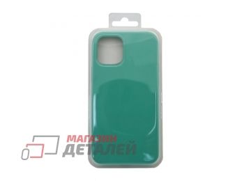 Силиконовый чехол для iPhone 12, 12 Pro "Silicone Case" (тиффани)