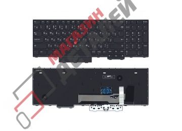 Клавиатура для ноутбука Lenovo Thinkpad P15 T15g черная с трекпоинтом