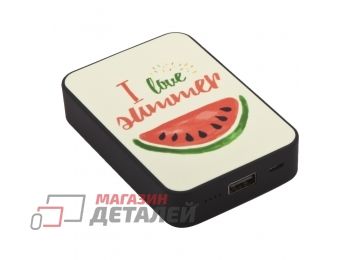 Универсальный внешний аккумулятор Smarttools I love Summer Арбуз 10000 mA Li-Pol, коробка
