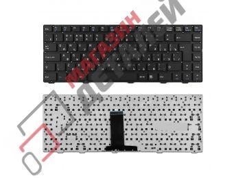 Клавиатура для ноутбука DNS A24HB, Hasee K480A черная