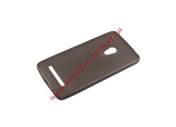 Силиконовый чехол для Asus Zenfone 5 5" A501CG TPU Case (черный матовый)