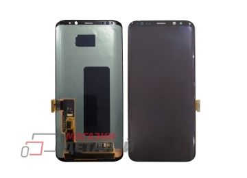 Дисплей (экран) в сборе с тачскрином для Samsung Galaxy S8 SM-G950F черный (Premium SC LCD)