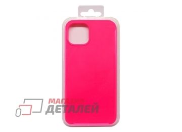 Силиконовый чехол для iPhone 13 "Silicone Case" (ярко-розовый)