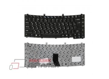Клавиатура для ноутбука Acer TravelMate 2300, 2310, 2410, 4000, 8000 Series черная, без рамки