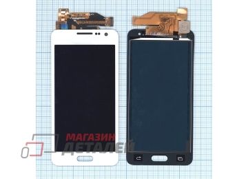 Дисплей (экран) в сборе с тачскрином для Samsung Galaxy A3 SM-A300F белый (TFT-совместимый с регулировкой яркости)