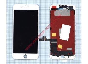 Дисплей (экран) в сборе с тачскрином для iPhone 7 Plus (Fog) белый