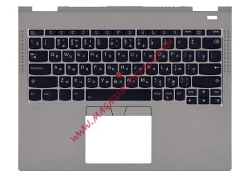 Клавиатура (топ-панель) для ноутбука Lenovo ThinkPad X1 Titanium черная со светло-серым топкейсом