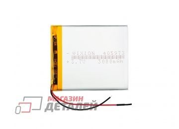 Аккумулятор универсальный Vixion 4x59x73 мм 3.8V 3000mAh Li-Pol (2 Pin)