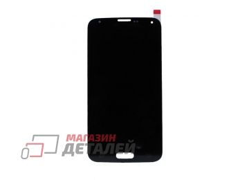 Дисплей (экран) в сборе с тачскрином для Samsung Galaxy S5 SM-G900H черный (OLED)