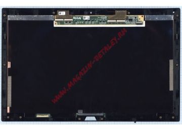 Экран в сборе (матрица + тачскрин) для Sony VAIO Duo 13 SVD1321 черный с рамкой