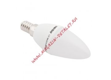 Светодиодная LED Лампа Smartbuy C37-05W, 3000 теплый свет, цоколь E14