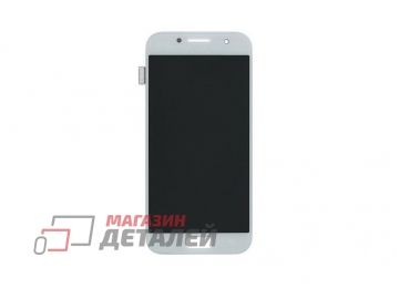 Дисплей (экран) в сборе с тачскрином для Samsung Galaxy A3 (2017) SM-A320F серый (TFT-совместимый с регулировкой яркости)