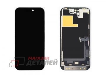 Дисплей (экран) в сборе с тачскрином для iPhone 14 Pro черный (In-Сell) (JK)