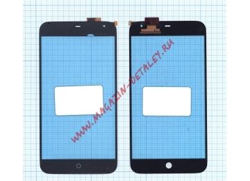 Сенсорное стекло (тачскрин) для Meizu MX3 черное