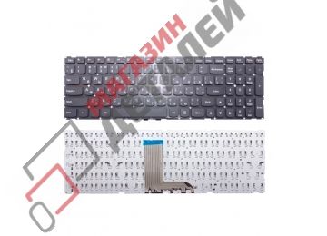 Клавиатура для ноутбука Lenovo IdeaPad 700-15ISK черная без рамки и без подсветки