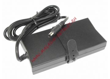 Блок питания (сетевой адаптер) для ноутбуков Dell 19.5V 7.7A 150W 7.4x5.0 мм с иглой черный, с сетевым кабелем Premium