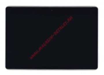 Дисплей (экран) в сборе с тачскрином для Asus ZenPad 10 Z301MFL с рамкой черный
