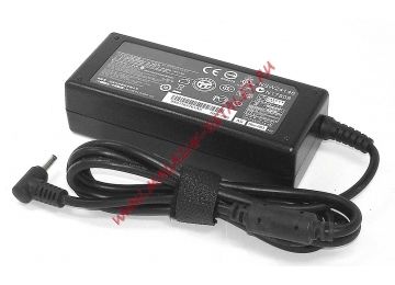 Блок питания (сетевой адаптер) для ноутбуков Asus 19V 3.42A 65W 3.0×1.1 мм черный, с сетевым кабелем