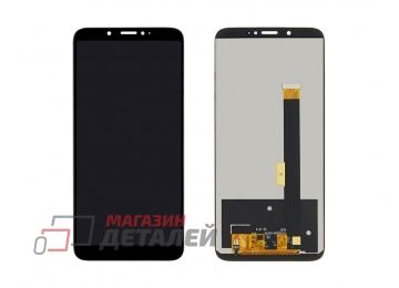 Дисплей (экран) в сборе с тачскрином для ZTE Nubia V18 черный