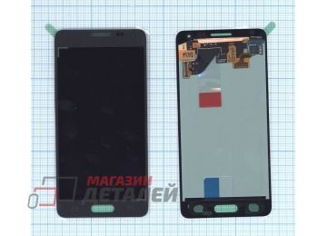 Дисплей (экран) в сборе с тачскрином для Samsung Galaxy Alpha SM-G850F черный