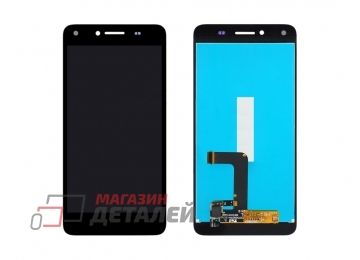 Дисплей (экран) в сборе с тачскрином для Huawei Y5 II 3G, 4G черный (Premium LCD)