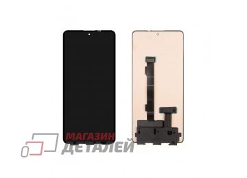 Дисплей (экран) в сборе с тачскрином для Xiaomi Redmi Note 12 Pro 5G, POCO X5 Pro 5G черный OLED