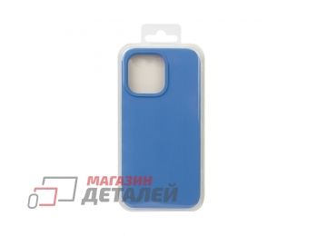 Силиконовый чехол для iPhone 13 Pro "Silicone Case" (светло голубой)