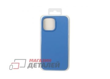 Силиконовый чехол для iPhone 13 Pro Max "Silicone Case" (светло голубой)