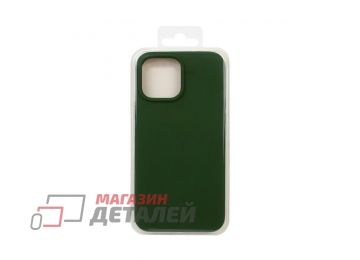 Силиконовый чехол для iPhone 13 Pro Max "Silicone Case" (темно-зеленый)