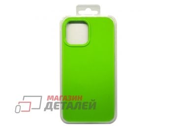 Силиконовый чехол для iPhone 13 Pro Max "Silicone Case" (салатовый)