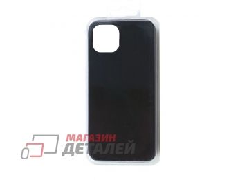 Силиконовый чехол для iPhone 13 (черный)