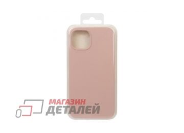 Силиконовый чехол для iPhone 13 "Silicone Case" (пыльно-розовый)