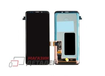 Дисплей (экран) в сборе с тачскрином для Samsung Galaxy S9+ (Plus) SM-G965F черный (Premium SC LCD)