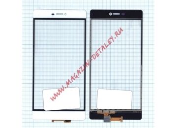 Сенсорное стекло (тачскрин) для Huawei P8 белое
