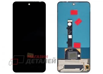 Дисплей (экран) в сборе с тачскрином для Infinix Zero X Pro (X6811) черный (Premium LCD) AMOLED