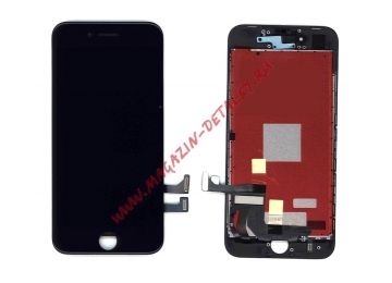 Дисплей (экран) в сборе с тачскрином для iPhone 8  черный с рамкой (Incell MX)