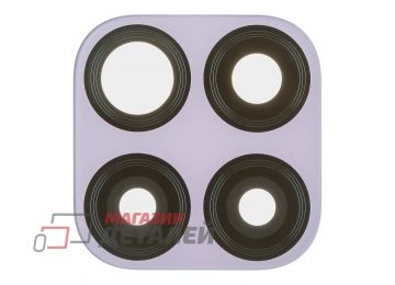 Стекло камеры для Huawei P40 Lite (JNY-LX1) без рамки (фиолетовое)