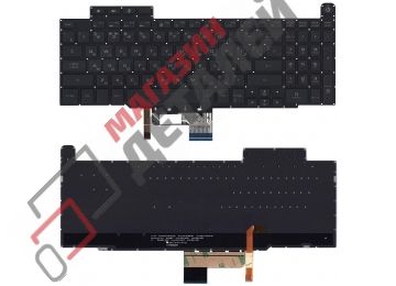 Клавиатура для ноутбука Asus GM501, GM501G, GM501GM черная без рамки с подсветкой