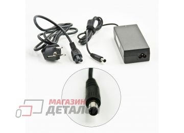 Блок питания (сетевой адаптер) для ноутбуков HP 19V 4.74A 90W 7.4x5.0 мм с иглой черный, с сетевым кабелем