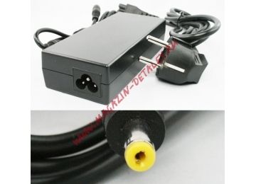 Блок питания (сетевой адаптер) ASX для ноутбуков HP 19V 4.74A 90W 4.8x1.7 мм черный, с сетевым кабелем