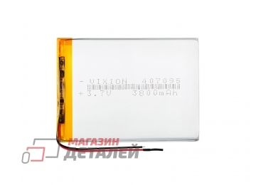 Аккумулятор универсальный Vixion 4x70x95 мм 3.8V 3800mAh Li-Pol (2 Pin)