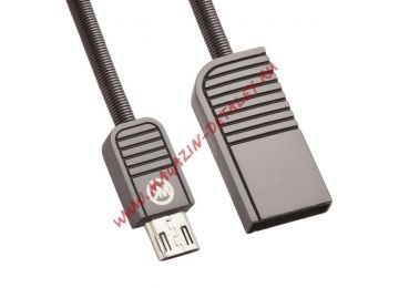 USB кабель WK LION WDC-026 Micro USB черный